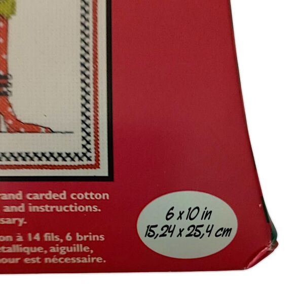 Dolly Mamas Counted Cross Stitch Kit Santa Define Naughty 019 0418 NEW Janlynn - Picture 7 of 16